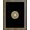 Black Gold, Pattern 20, variant on ODIKA Greek Geometric Key Fret Bordered Symmetry Meander Border Scroll Stain Resistant Low Profile for Dorm Room, Small Living Apartment