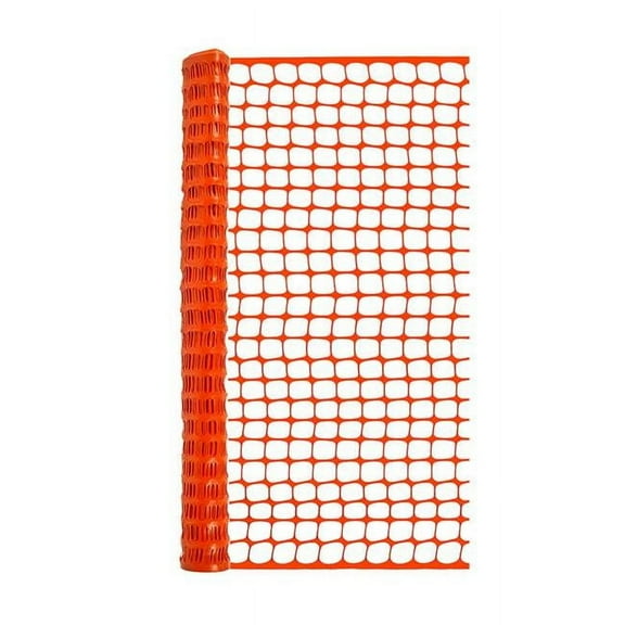 Tenax 7637630 1.75 in. 4 x 100 ft. Polyethylene Snow Guard Fence, Orange