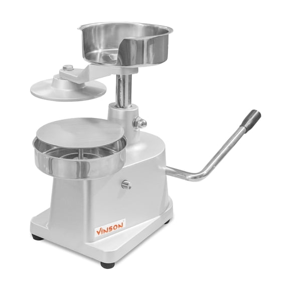 Formador de Hamburguesas Manual Vinson, 130 mm, Acero Inoxidable 304 y Aleación de Aluminio, Molde Profesional, FHAM-13