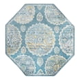 thumbnail image 3 of Unique Loom Paragon Collection Area Rug - Grayson (6' Octagon Gray and Blue/Ivory), 3 of 10