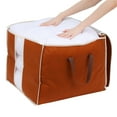 thumbnail image 4 of REGALWOVEN 1 Pack Clothes Storage, Storage Bags, Moving Bags for Bedroom Orange 19.5*15.5*19.5in, 4 of 7