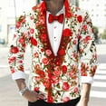 thumbnail image 4 of Handshe Men's Long Sleeve Shirt, Creative Valentine's Day Print for Casual and Holiday Wear, 4 of 7