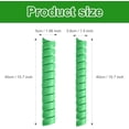 thumbnail image 6 of MODANU 2 Pcs Tree Trunk Protector 2 Size Plastic Spiral Tree Guard Plastic Tree Guards Corrugated Tree Tubes Tree Wraps to Protect Saplings Plants from Animals Mowers Trimmers, Green, 6 of 7