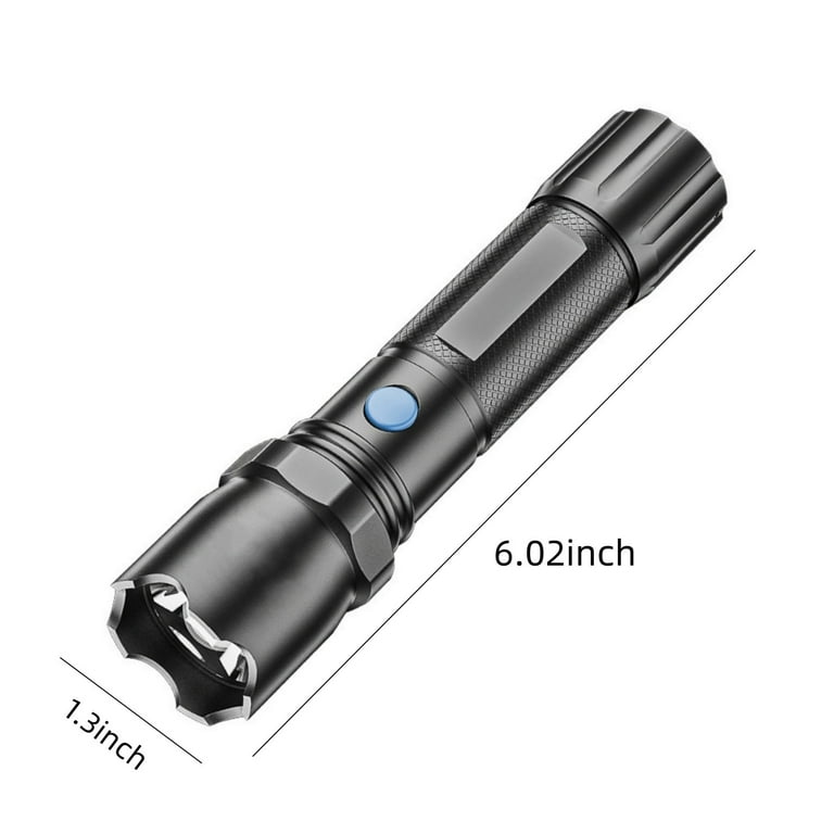 10000 Lumen Rechargeable LED Flashlight - 4-Mode Super Bright Powerful Handheld Flashlight for Outdoor & Emergency Black - Walmart.com 10000 Lumen Rechargeable LED Flashlight - 4-Mode Super Bright Powerful Handheld Flashlight for Outdoor & Emergency Black - Walmart.com