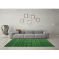 thumbnail image 3 of Ahgly Company Indoor Square Abstract Emerald Green Modern Area Rugs, 8' Square, 3 of 4