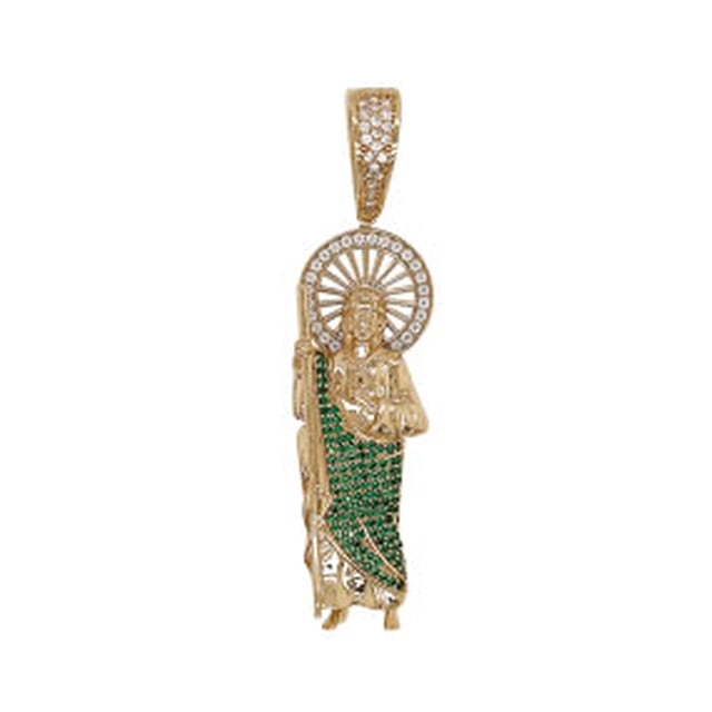 Dije San Judas Tadeo Chico Oro 14 K Joyería M De León Dije san Judas Tadeo Chico