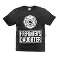 thumbnail image 2 of Women's Firefighter Daughter Shirt Firefighter's Daughter Shirt Daughter Gift Shirt For Her Daughter (X-Large Military Green), 2 of 6