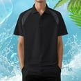 thumbnail image 2 of Men's Summer Ice Silk Mesh Shirt Breathable Short Sleeve Casual Tops for Daily Wear Comfortable Lightweight Performance Mens Summer Lightweight Pullover Tee Shirts, 2 of 4