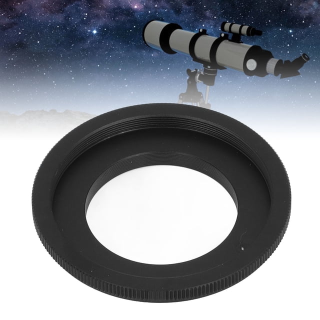 M56 Adaptador de Telescopio Masculino Femenino A M42, Adaptador de Telescopio de Aleacio de Aleación de Aluminio M56x0.75 mm A T2 Telescopio para Fotogramación