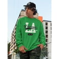 thumbnail image 2 of Los Angeles California 2002 Sweatshirt Men -Image by Shutterstock, Male x-Large, 2 of 4