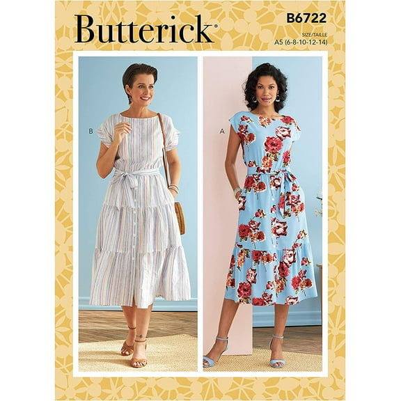 Butterick Sewing Pattern 6722 Dresses
