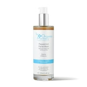 The Organic Pharmacy Peppermint Facial Wash, for Cleansing and Balancing Oily, Combination, or Blemished Skin, 3.4 Ounce / 100 ml