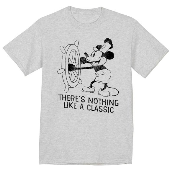 Steamboat Willie Classic Vintage Cartoon Funny Fathers Day T-shirt Mens Graphic Tees Clothing Apparel