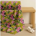 thumbnail image 4 of Soimoi Cotton Cambric Fabric Bird,Leaves & Rose Floral Decor Fabric Printed Yard 56 Inch Wide, 4 of 7