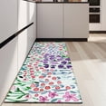 thumbnail image 4 of Pioneer Flower Floral Print Pattern Kitchen Rug Mat,Kitchen Runner Rugs Non Skid Washable,Decorative Kitchen Floor Mats for Kitchen,Sink,Laundry,17"X47", 4 of 5