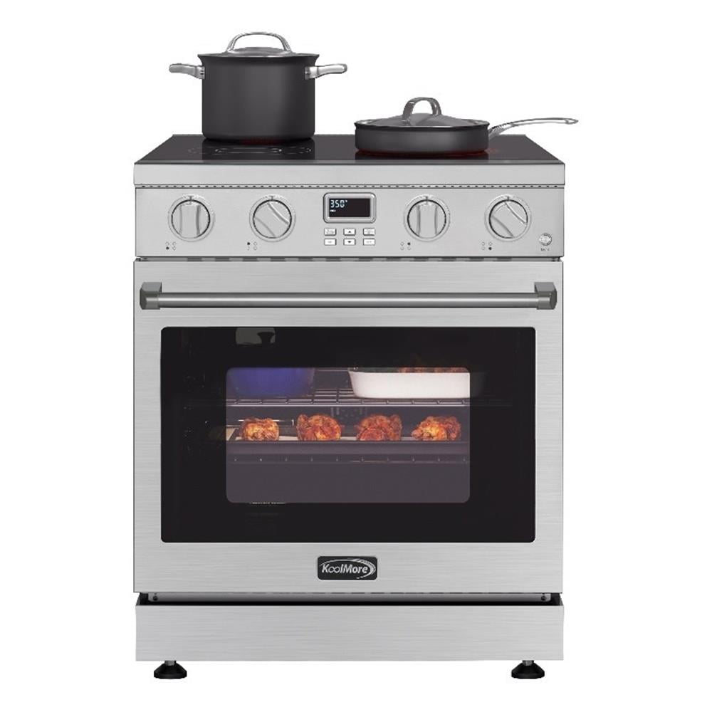 Pemberly Row 30" Professional Electric Range with 14900W of Power 240V in Steel