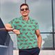 thumbnail image 4 of Balery Cartoon Lobsters 4 Camisa Polo de Hombre con Estampado, de Manga Corta y Tejido Medio, Camisa Tipo Golf Polo-Small, 4 of 6