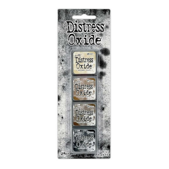 Tim Holtz Distress Mini Oxide Ink Pads 4/Pkg-Kit #6