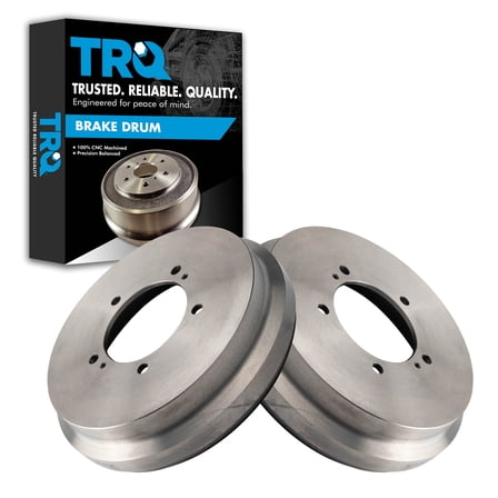TRQ Rear Brake Drum LH RH Kit Pair Set of 2 for Suzuki Grand Vitara XL-7 BRA79850