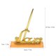 thumbnail image 4 of Pluma de firma de boda con soporte de amor de metal chapado en oro Juego de pluma de fiesta Compromiso nupcial de boda, 4 of 6