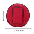 thumbnail image 2 of ELAYARD 1Pcs Snare Drum Accessory Bag for Musicians Practical Design Red Color, 2 of 5