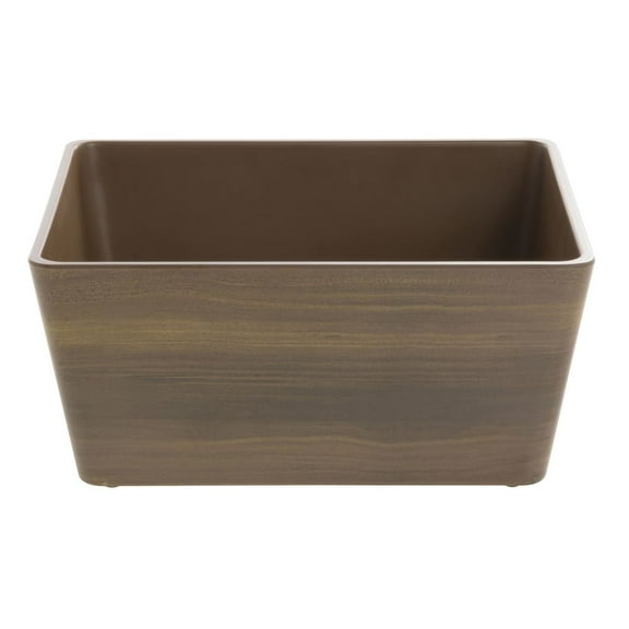 HUBERT® Pan Housing 1/2 Size Acacia Melamine - 12 3/4"L x 10 1/4"W x 6"H