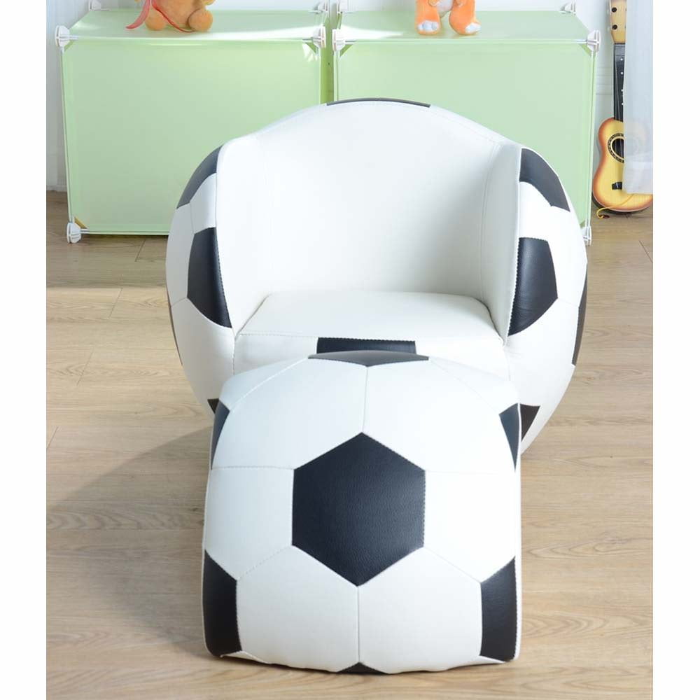 Soccer Ball Kids Chair With Stool Walmart Canada