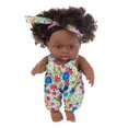 thumbnail image 2 of 1pcs 20cm multi style African black baby explosion head black skin baby toy heqiyong LED, 2 of 2