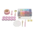 thumbnail image 1 of Kit de Scellage à la Cire, Ensemble de Cire Compact Portable Séchage Rapide 24 Couleurs pour Invitations, 1 of 8