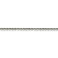 thumbnail image 2 of Diamond2Deal 925 Sterling Silver 2.5 mm Solid Rope Chain Necklace for Women 24", 2 of 6