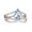 Light blue, variant on YYKihy Exquisite Diamond Ring Elegant Rhinestone Ring Jewellery Rings Women Fashion Diamond Blue Zircon Rings For Women