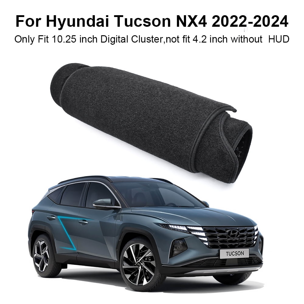 For 2022-2024 Hyundai Tucson Dashboard Cover Dashmat Dash Mat Pad Accessory Black