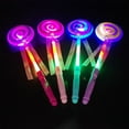 thumbnail image 6 of Hevirgo LED Light up Flashing Fairy Magic Wand Princess Lollipop Stick Girl Xmas Gift, 6 of 7
