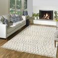 thumbnail image 3 of Gertmenian Amiens Faiz Moroccan Bohemian Tribal Ivory Indoor Area Rug, 2x8, 3 of 6