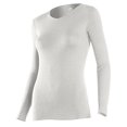 thumbnail image 2 of ColdPruf Women's Basic Active Wear Crew Top, Winter White, Small, 2 of 4