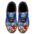 thumbnail image 2 of Every Knee Shall Bow Santa Claus Jesus ChriStas Shoes Sneakers Black Size 9, 2 of 7