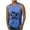 Blue, variant on ZCFZJW Men's Workout Tank Tops Gym Athletic Sleeveless Big and Tall Regular Fit Casual Graphic T-Shirts Fitness Bodybuilding Muscle Tees Shirts Blue M