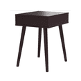 thumbnail image 3 of Espresso Color Hardwood End Table, Night Stand with Drawer, By Legacy Decor, 3 of 4