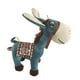 thumbnail image 2 of Lindo muñeco de peluche, muñeco de burro pequeño, decoración del hogar, regalos suaves para fiestas, Azul, 2 of 9