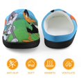 thumbnail image 5 of Characters Looney Tunes Soft Plush Slippers for Boys Girls Winter Warm Cotton Slippers with Rubber Sole Non-Slip Kid's Slip on Shoes Fluffy House Slippers For Indoor And Outdoor, 5 of 8