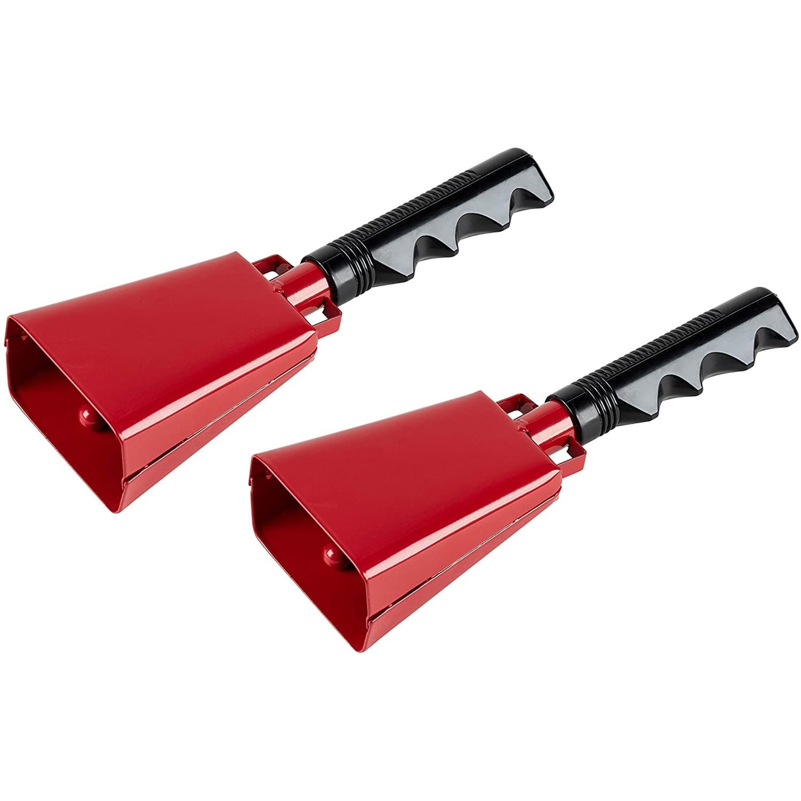 Cowbell with Handle 2Pack Cow Bell Noismakers, Loud Call Bells for
