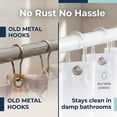 thumbnail image 3 of Evideco Shower Curtain Hooks (Set of 12), 3 of 9