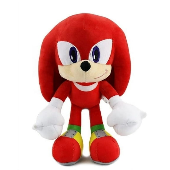 Knuckles Sonic the hedgehog Plush Toys, Hedgehog 3 Movie Plushies Toys for Kids Christmas Birthdays and Gifts for Fans, 12"