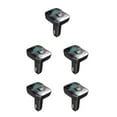 thumbnail image 1 of Wweixi 1/2/3/5 Seamless Hands-free Calling With Bluetooth Car Adapter And LED Display Black 5PCS, 1 of 6