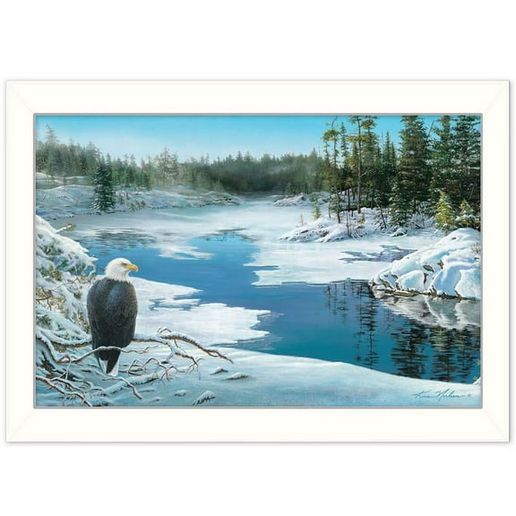 The Lookout by Kim Norlien Printed Framed Wall Art Wood Multi-Color