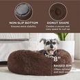 thumbnail image 3 of Cama para mascotas, relajante, para perros pequeños, rosquilla, lavable, 60 cm, 3 of 6