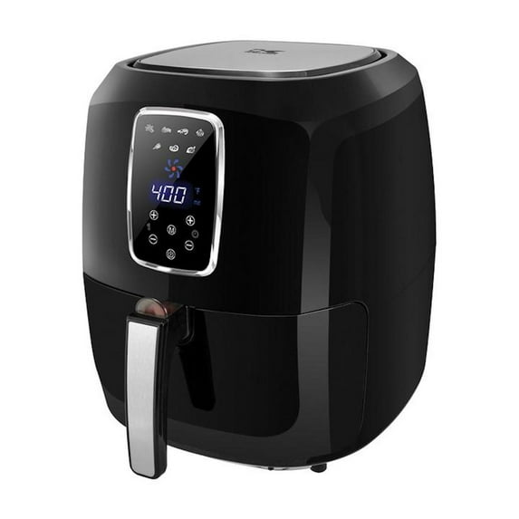 Restored Kalorik FT 43380 BK Black And Stainless Steel Xl Digital Family Air fryer (Refurbished)