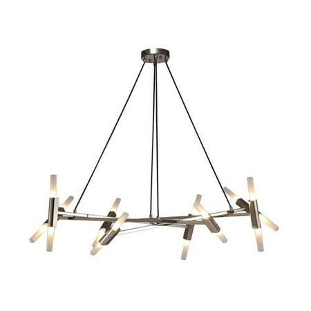 

Manhattan Ave. Polished Nickel 54-Inch LED Chandelier