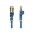 thumbnail image 2 of StarTech.com 12ft CAT6A Ethernet Cable, 10 Gigabit Shielded Snagless RJ45 100W PoE Patch Cord, CAT 6A 10GbE STP Network Cable w/Strain Relief, Blue, Fluke Tested/UL Certified Wiring/TIA - Category 6A - 26AWG (C6ASPAT12BL) - Patch cable - RJ-45 (M) to RJ-45 (M) - 12 ft - STP - CAT 6a - molded, snagless - blue, 2 of 4