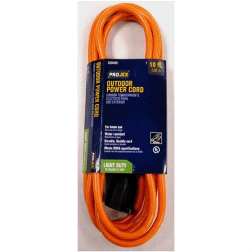 Coleman Cable 0260 8-Feet 16/3 SJTW General Purpose Extension Cords Black 
